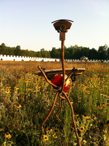 sculpture sonore décoration jardin